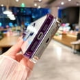thumbnail image 4 of Adecuado para iPhone 15 Pro, funda de teléfono sin marco con succión magnética, carcasa rígida para Apple 14 Max, película protectora resistente a caídas, 4 of 5