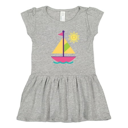 

Inktastic Sailing Nautical Sailboat Girls Gift Toddler Girl Dress