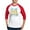 Red/White, variant on CafePress - Involve Me Baseball Jersey - Cotton Baseball Jersey, 3/4 Raglan Sleeve Shirt