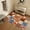 BurntOrange, variant on Hallway Runner Rug 2'x6', Vintage Fall Checked Kitchen Runner Rugs Non-Slip Carpet Mats, Thanksgiving Pumpkins Buffalo Plaid Bedside Rugs Runners Washable Floor Carpet for Bathroom Laundry Room
