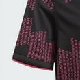 thumbnail image 3 of adidas Youth Mexico 2021 Home Soccer Coat, Black / Real Magenta, Small, 3 of 5