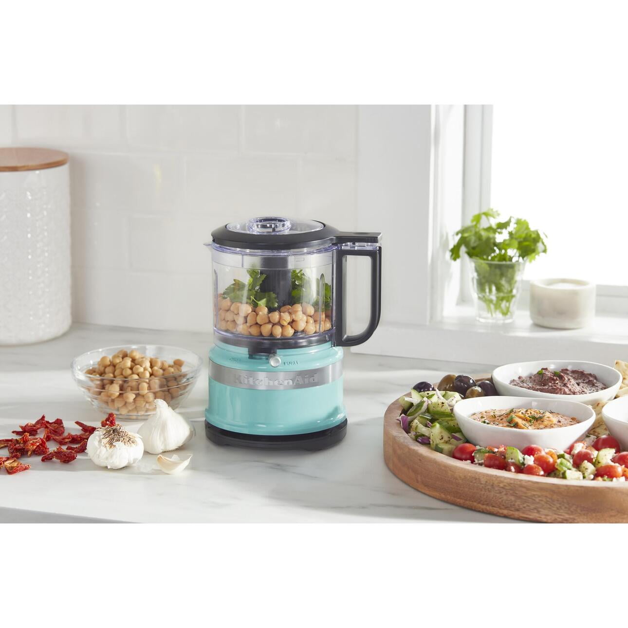 KitchenAid 3.5 Cup Food Chopper, Aqua Sky, KFC3516