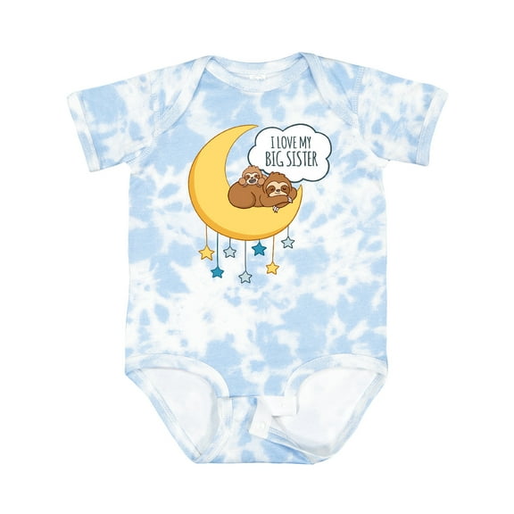 Inktastic I Love My Big Sister Boys or Girls Baby Bodysuit