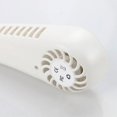 thumbnail image 4 of Ventilador de cuello de aire acondicionado portátil, ventilador de cuello personal, funciona con pilas recargables por USB, ventilador colgante de aire acondicionado portátil (blanco), 4 of 4
