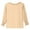 Beige223, variant on Girls 3/4 Sleeve T Shirts Summer Cute Crewneck Basic Tees Ruffle Casual Blouse For Kids Stylish Toddler Baby Wear 9-10Y