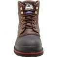 thumbnail image 5 of Men's Georgia Boot G66 6" MUDDOG Comfort Core Safety Toe Work Boot Chocolate Full Grain Leather 4 W, 5 of 7