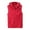Red, variant on Lovskoo Mens Fashhion Slim Sleeveless Lightweight Zip-Up Hooded Vest with Zipper Trim Waistcoat Slim Jacket Blouse Navy