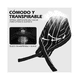thumbnail image 4 of 6pzs Gorro De Cheff Gorro Para Cocina Estilo Turbante Unisex Rallas Lab.G Negro, Blanco, 4 of 5