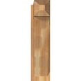 thumbnail image 2 of Ekena Millwork 8"W x 24"D x 32"H Traditional Rough Sawn Craftsman Outlooker, Western Red Cedar, 2 of 4