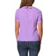 thumbnail image 3 of INSPIRAR CHIC Blusas de Manga Corta con Cuello Peter Pan en Contraste y Lunares XS Púrpura Claro, 3 of 6