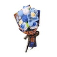 thumbnail image 2 of Ramo de flores de ganchillo de 14 pulgadas, tejido a mano, bendición eterna para tu mejor amiga. Estilo B, 2 of 9