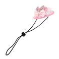 thumbnail image 1 of Pink Cloth Easter Pet Hat for Pictures Parties Adjustable to Fit Small Pets Keep Cool and Stylish 6.5 inches, 1 of 1