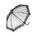 thumbnail image 3 of Kokiya Kids Decor Lace Wedding Umbrella Diameter 50cm for Wedding Party Photo Props Black, 3 of 9