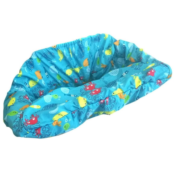 Baby Kids Shopping Cart Seat Cushion Dining Chair Cover Colorful fish