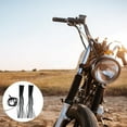 thumbnail image 5 of Handlebar Grips Motorcycle Fringe Covers Cover Leather Lever Grip Handle Bike Tassel Black Brake Bar Fringed Clutch, 5 of 9