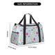 thumbnail image 3 of Fotbe Happy Easter Bolsa de Viaje con Estampado, Bolsa de Fin de Semana para Mujer con Compartimento para Zapatos, Bolsa de Gimnasio con Bolsillo Húmedo, 3 of 7