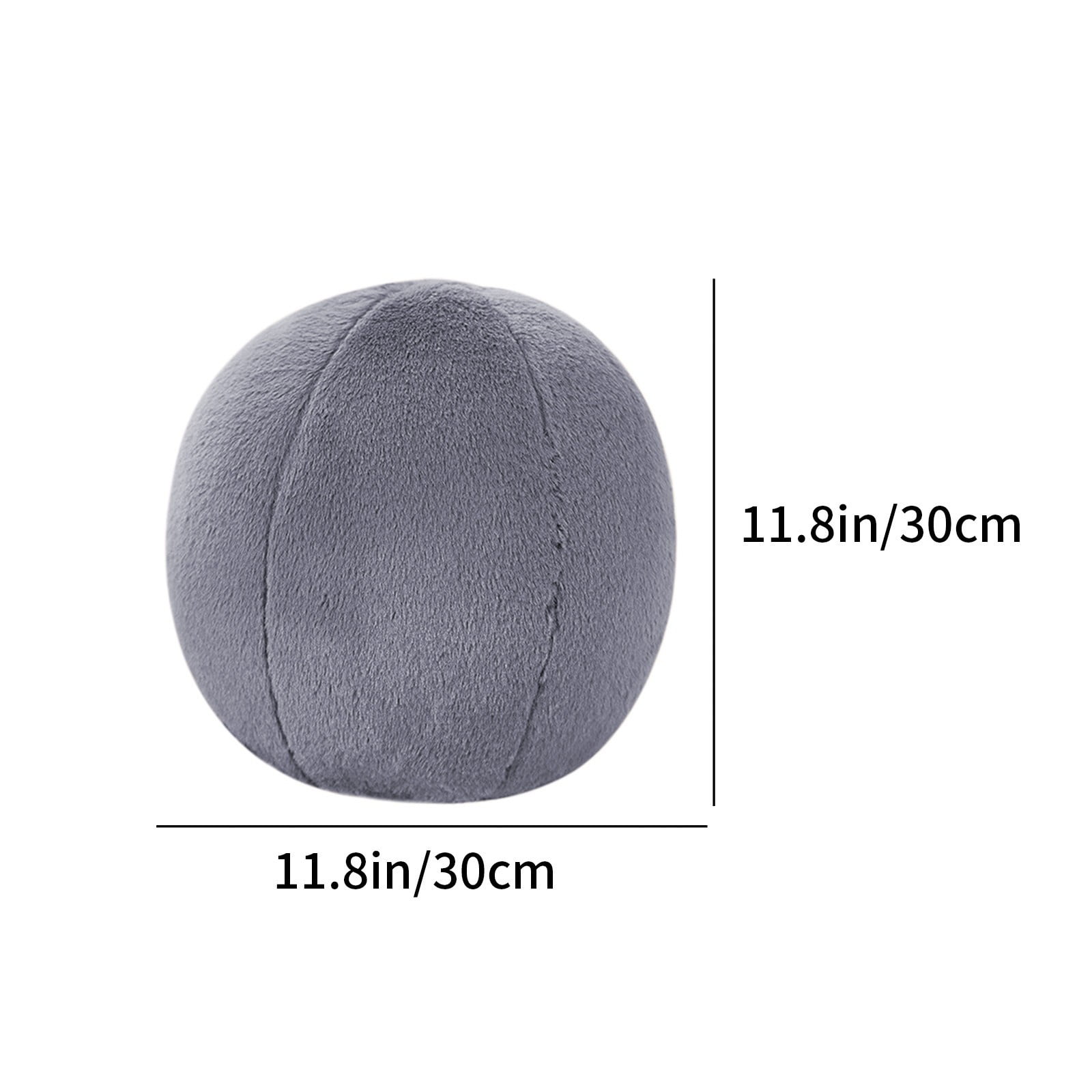 Ball Pillow, Soft Round Throw Pillows, Sphere Shaped Pillow Round Decorative Pillow, 11.8 Inch Round Plush Pillow Cushion for Couch, Sofa, Bedroom