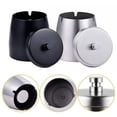 thumbnail image 1 of Stainless Steel Ashtray with Lid for Outdoor Cigarettes Windproof Cigar Ashtray Tray Desktop Smoking Ash Holder Home AccessoriesSilver SUnited Kingdom He Qiyong unisex, 1 of 1