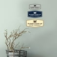 thumbnail image 5 of Signs ByLITA Fancy Please Clean Up After Yourself Sign (Brushed Gold) - Medium, 5 of 8