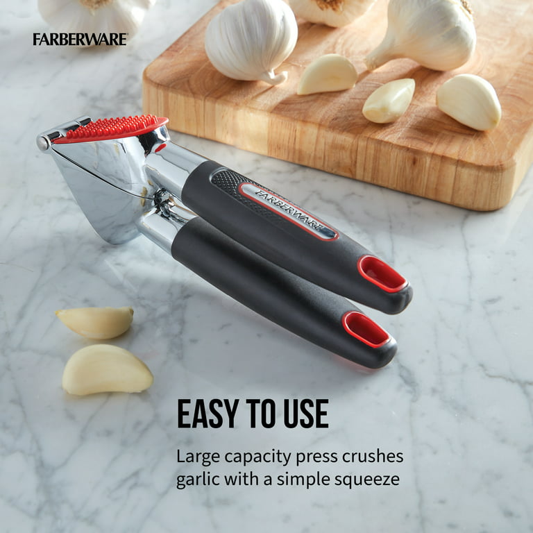 Garlic Mincer and Slicer Set - Red