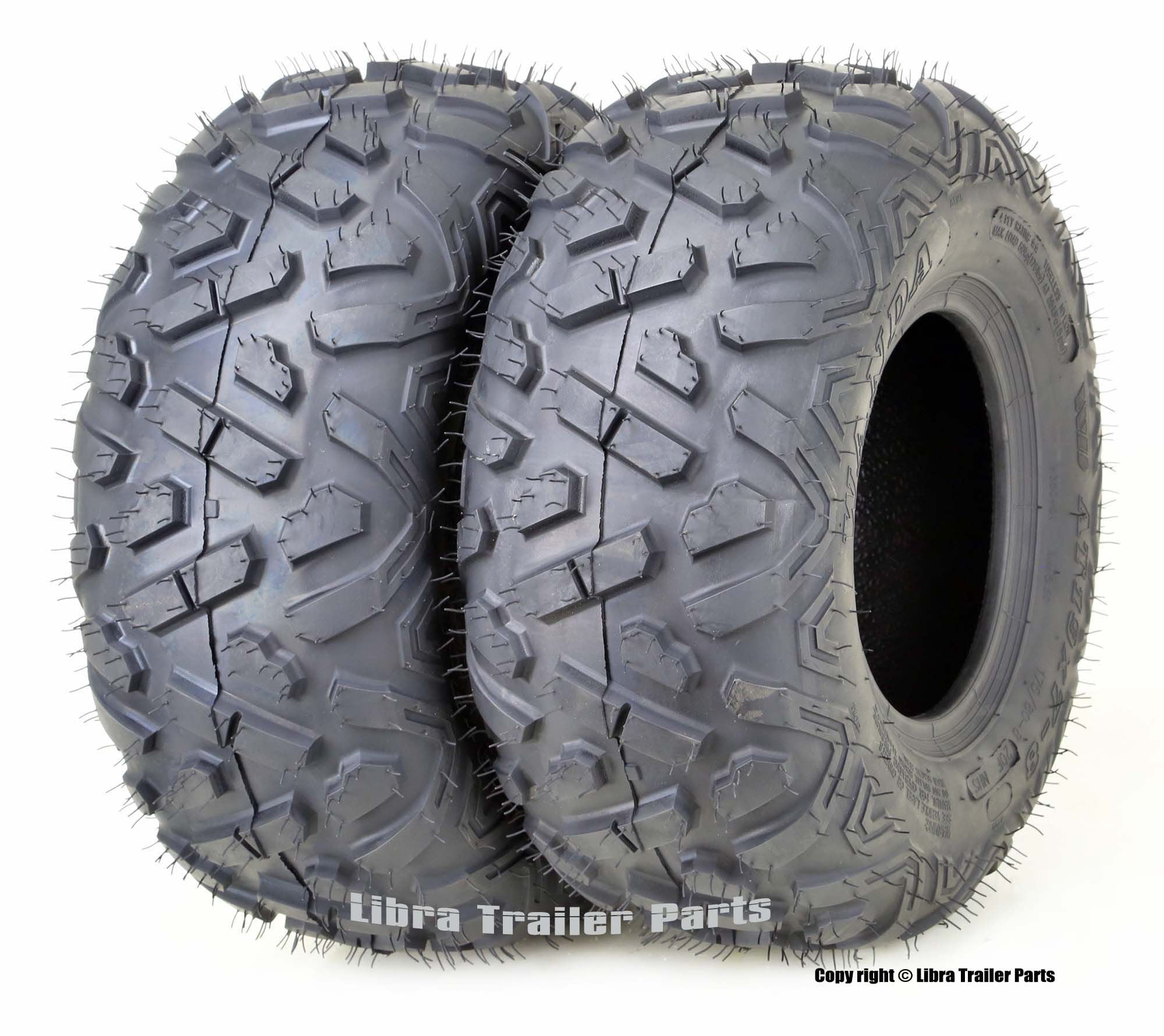Set of 2 WANDA Sport ATV tires 19x78 19x7x8 4PR Big Horn Style