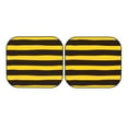 thumbnail image 4 of Picia Bee Stripe 2 Piece Car Windshield Sun Shade Foldable | Foldable Sun Shield for Front Window Blocks UV Rays and Keeps Your Vehicle Cool-Large, 4 of 7