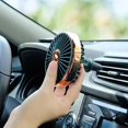 thumbnail image 2 of Portable USB Car Fan with LED Light, Dual Power Supply, Silent & Efficient Cooling for Auto & Outdoor Use, 2 of 8