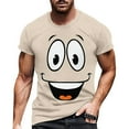 thumbnail image 1 of Xdzjlr T-Shirt Homme Manches Courtes Col Rond Tee Intérieur Extérieur Léger Tendance T-Shirts Homme, TTTTG, 1 of 5