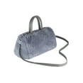 thumbnail image 2 of Faux Fur Bowler - Grey, 2 of 7