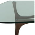 thumbnail image 2 of Walnut Coffee Table with Glass Top, 2 of 4