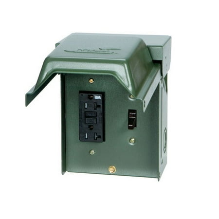 GE Backyard GFI Outlet With Switch - Walmart.com