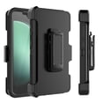 thumbnail image 2 of For Samsung Galaxy S23 FE 2023 6.4" Case,Heavy Duty Rugged Defender Case with [Belt Clip Holster] [Built in Screen Protecotr], Shockproof Full Body Protection Kickstand Cover, Black, 2 of 8