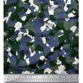 thumbnail image 1 of Soimoi Cotton Jersey Fabric Two Tone With White Camouflage Fabric Prints By Yard 58 Inch Wide, 1 of 1