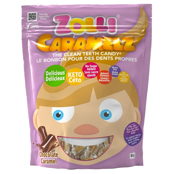 Zolli Caramelz Sugar Free Chocolate Caramels 85g, Zolli Caramelz Sugar Free Chocolate Caramels 85g - Delicious, zero sugar, artificial dye free, gluten and nut free, keto chocolate caramels.