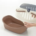 thumbnail image 5 of Richell Travel Carrier for Small Animals in Brown, Fits Rabbit's, Guinea Pigs or Small Dogs and Cats, 5 of 5
