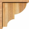 thumbnail image 3 of 8"W x 14"D x 14"H Ridgewood Rough Sawn Corbel w/Backplate, Western Red Cedar, 3 of 9