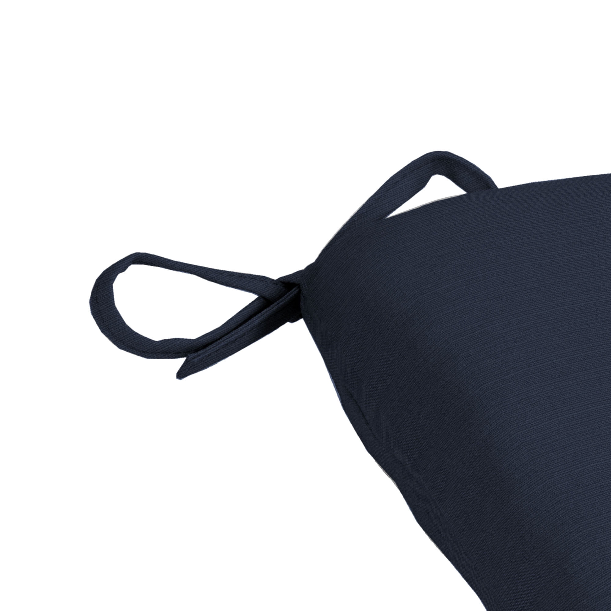 Mainstays 15.5"D x 17"W Navy Blue Rectangle Outdoor Seat Pad (1 Pack)