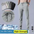 thumbnail image 4 of Men'sFastDryStretchPantsCasualHighElasticWaistBusinessClassicTrousers, 4 of 5
