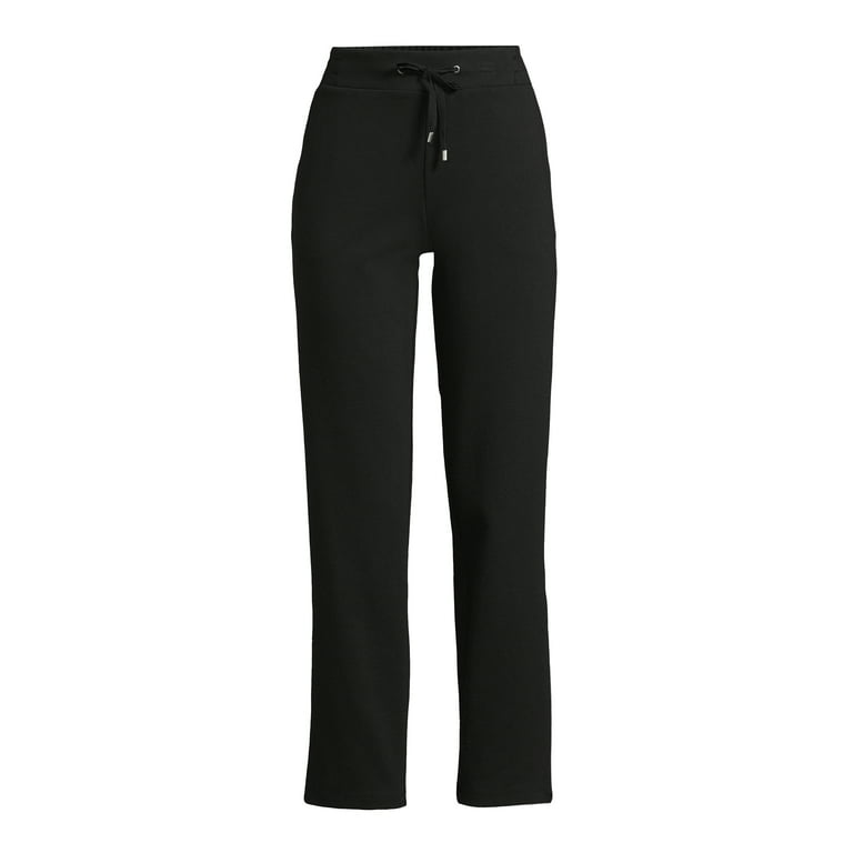  Time & Tru Women's Relaxed Fit Drawstring Pants (Black, Medium)  : Clothing, Shoes & Jewelry