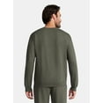 thumbnail image 3 of Athletic Works Men's and Big & Tall Men's Fleece Crewneck Sweatshirt, Sizes XS-5XLT, 3 of 6