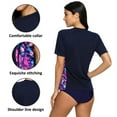 thumbnail image 3 of Women's Rash Guard Sun Protection Swimsuit Quick Dry Swim Bathing Suit for Women Shirt, 3 of 7