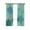 Blue, variant on Gray Shell Coral Blackout Curtains, Light Blocking Print Window Curtains, Coastal Summer Beach Nautical Ocean Thermal Insulated Window Drapes for Living Room Kitchen Cafe 2 Panels, 55"W x 39"L