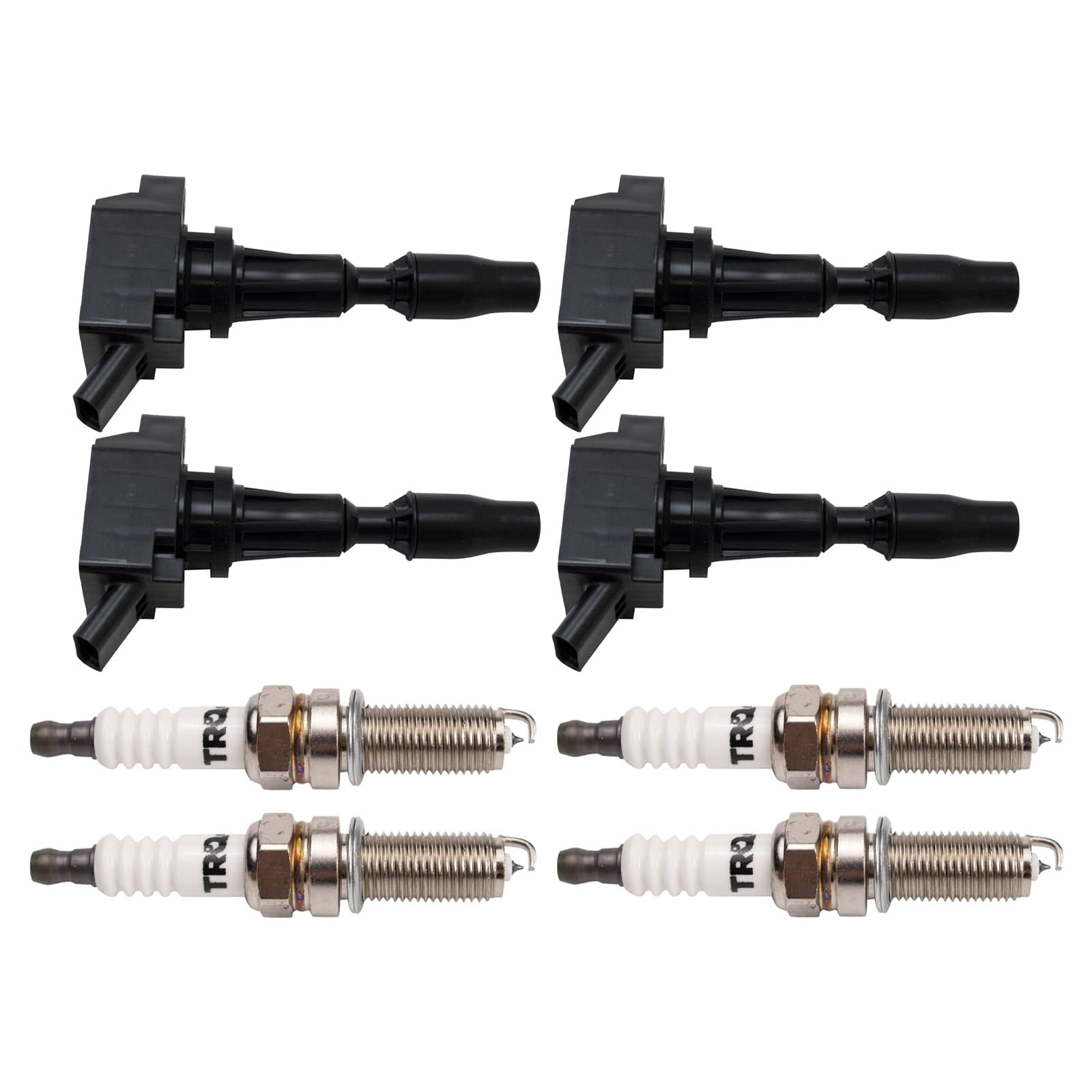 TRQ Ignition Coil & Iridium Spark Plug Kit Set for Hyundai Kia New TKA01370 Fits select: 2015-2019 HYUNDAI SONATA, 2017-2018 HYUNDAI SANTA FE SPORT