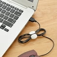 thumbnail image 2 of MasteelfCA 4pcs Earphone Winder Mobile Phone Cable Buckle Multi-function USB Cable Wire Clamp Cable Clamp Set (Random Color), 2 of 7