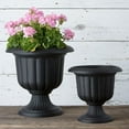 Novelty Classic Urn Planter, Black, 19 Inch