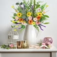 thumbnail image 6 of Artificial Daisy Flowers Fake Spring Flowers Colorful Flowers Fake Wildflowers Bouquet for Home Indoor Table Vase Wedding Party Decor (14in), 6 of 7