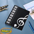 thumbnail image 1 of 30 Pcs 40 Pages A4 Piano Partitions Livre Étanche Dossier d'Informations, 1 of 4