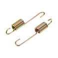 thumbnail image 1 of Unique Bargains 8cm Length Gold Tone Plated Steel Motorcycle Brake Pedal Return Spring for Suzuki 2pcs, 1 of 6