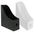thumbnail image 1 of LEEYNEER 2 Pcs File Storage Box Book Shelves Daily Use Magazine Holder Tabletop Magazine Holder Office Accessory Student Use, 1 of 6