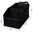thumbnail image 2 of Back Seat Car Organizer - Neatly Organize Items While Traveling. Folds Flat for Easy Trunk Storage., 2 of 4